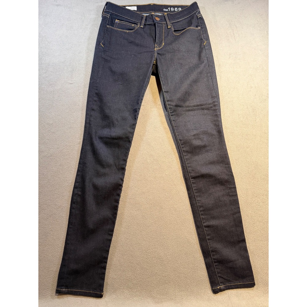 Gap 1969 Legging Jean Womens 26/2R Dark Wash Indigo Skinny Denim Pants
